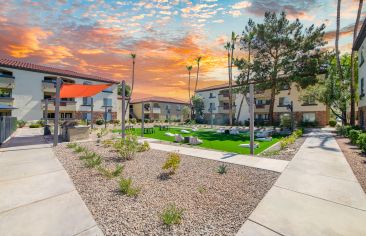 Game court at MAA Old Towns Scottsdale luxury apartment homes in Scottsdale, AZ