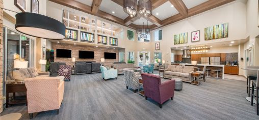 Clubhouse at MAA SkySong luxury apartment homes in Scottsdale, AZ