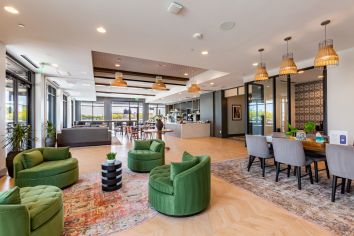 Lobby at MAA Val Vista luxury apartment homes in Phoenix, AZ