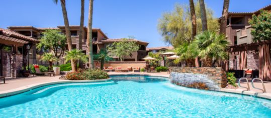 Pool at Sky View Ranch luxury apartment homes in Phoenix, AZ