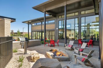 Firepit at MAA Milepost 35 luxury apartment homes in Denver, CO