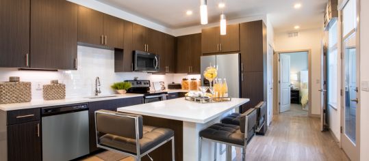 Kitchen at Sync36 luxury apartment homes in Westminster, CO