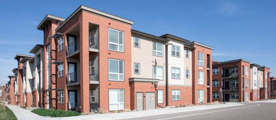 Exterior at Sync36 luxury apartment homes in Westminster, CO