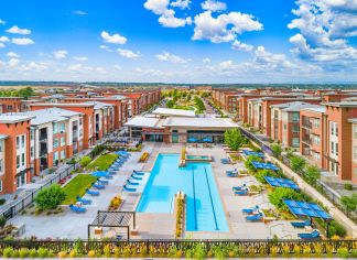 Pool at Sync36 luxury apartment homes in Westminster, CO