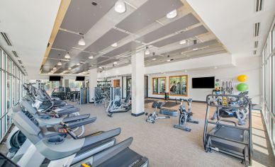 Gym at MAA River North luxury apartment homes in Denver, CO