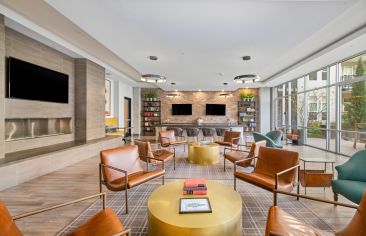 Lounge at MAA River North luxury apartment homes in Denver, CO