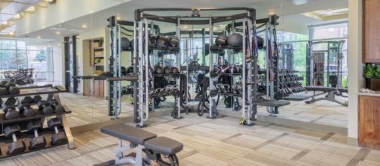 Fitness Center 2 at Post River North luxury apartment homes in Denver, CO