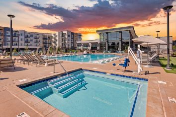 Pool at MAA Westglenn luxury apartment homes in Westminster, CO
