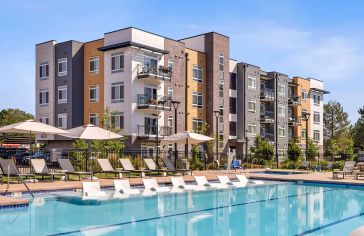 Pool at MAA Westglenn luxury apartment homes in Westminster, CO