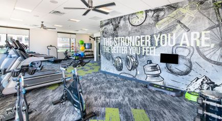 Fitness center at MAA Westglenn in Denver, CO