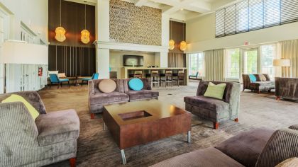 Clubhouse Interior at Preserve at Coral Square luxury apartment homes in Coral Springs, FL