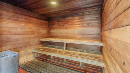 Sauna at Preserve at Coral Square luxury apartment homes in Coral Springs, FL