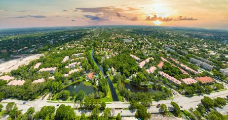 Aerial Full property Shot at MAA Coral Springs in Coral Springs, FL