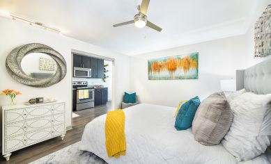 Bedroom at 220 Riverside luxury apartment homes in Jacksonville, FL