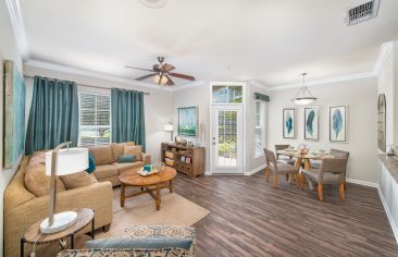 Model Living and Dining at Lighthouse at Fleming Island in Jacksonville, FL