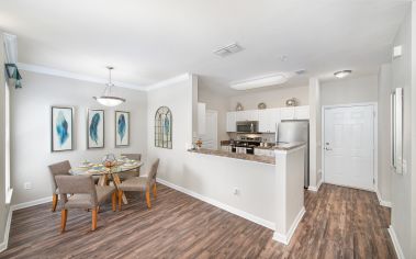 Model Kitchen and Dining at Lighthouse at Fleming Island in Jacksonville, FL