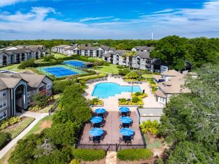 Pool at MAA Deerwood luxury apartment homes in Jacksonville, FL