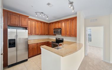 Model Kitchen 2 at Tattersall at Tapestry Park in Jacksonville, FL