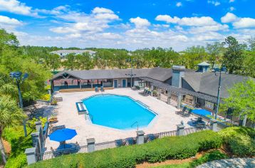 Pool at The Paddock Club Mandarin luxury apartment homes in Jacksonville, FL