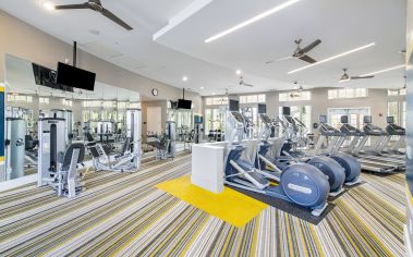 Fitness center at MAA Baldwin Park luxury apartment homes in Orlando, FL