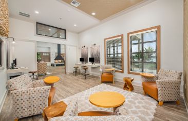 Business Center at MAA Crosswater luxury apartment homes in Windermere, FL