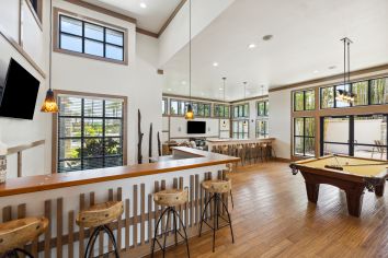 Clubhouse at MAA Crosswater luxury apartment homes in Tampa, FL