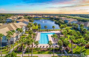 Pool at MAA Heather Glen luxury apartment homes in Orlando, FL