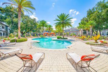 Pool at MAA Lake Mary luxury apartment homes in Orlando, FL