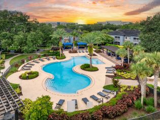 Pool at MAA Lake Mary luxury apartment homes in Lake Mary, FL