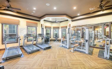 Fitness center at MAA Lake Mary luxury apartment homes in Orlando, FL