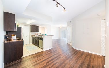 Living room at MAA Lake Nona luxury apartment homes in Orlando, FL