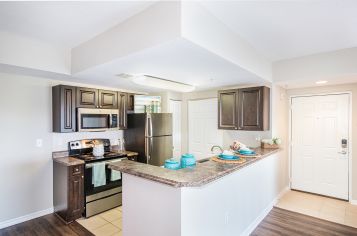 Kitchen at MAA Lake Nona luxury apartment homes in Orlando, FL