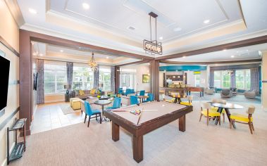 Clubhouse at MAA Randal Lakes luxury apartment homes in Orlando, FL