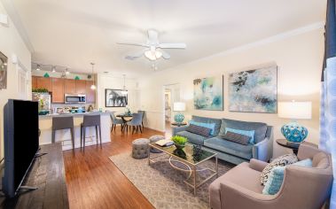 Living area at MAA Randal Lakes luxury apartment homes in Orlando, FL