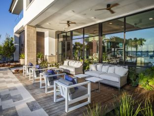 Patio seating at MAA Sand Lake in Orlando, FL