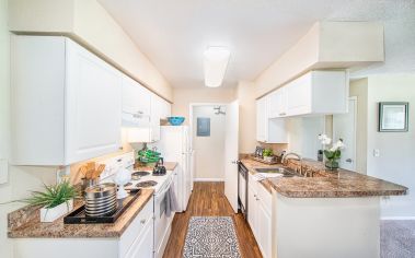 Kitchen at MAA Tiffany Oaks luxury apartment homes in Orlando , FL