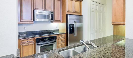 Kitchen at MAA Town Park Reserve luxury apartment homes in Orlando, FL