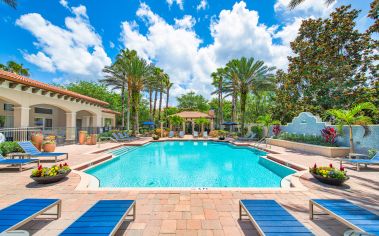 Pool Area at MAA Windermere in Orlando, FL 