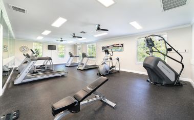 Fitness Center at The Club at Panama Beach luxury apartment homes in Panama City Beach, FL