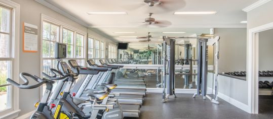 Fitness Center at Verandas at Southwood luxury apartment homes in Tallahassee, FL