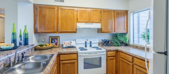 Kitchen at Belmere luxury apartment homes in Tampa, FL
