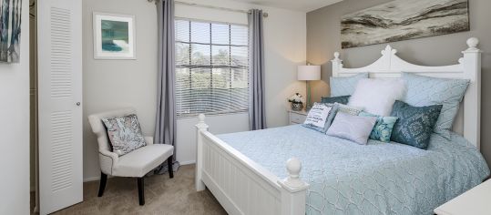 Bedroom 1 at Indigo Point luxury apartment homes in Tampa, FL