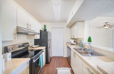 Kitchen at MAA Indio Point luxury apartments homes in Brandon, FL