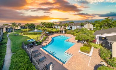 Pool at MAA Indio Point luxury apartments homes in Brandon, FL