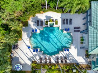 Pool Aerial at MAA Bay View luxury apartment homes in Tampa, FL