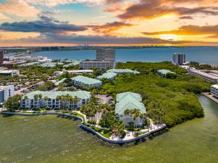 Property Aerial at MAA Bay View luxury apartment homes in Tampa, FL