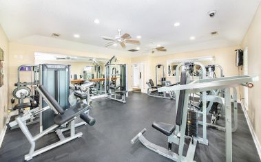 Fitness center at MAA Brandon luxury apartment homes in Tampa, FL