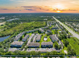 Aerial property view at MAA Brandon in Tampa, FL