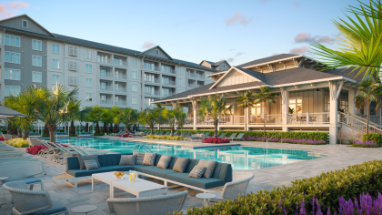 Poolside at MAA Breakwater in Tampa, FL