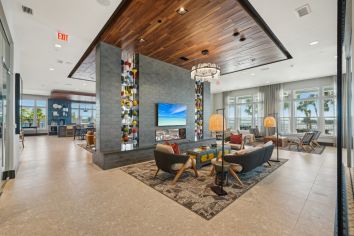 Clubhouse at MAA Breakwater luxury apartment homes in Tampa, FL